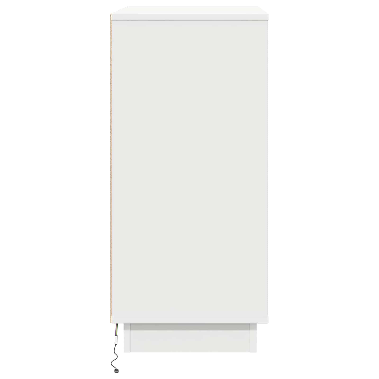 LED-Sideboard für Weiß 71 x 34,5 x 75 cm Holzwerkstoff
