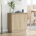 LED-Sideboard für Sonoma-Eiche 71 x 34,5 x 75 cm Holzwerkstoff