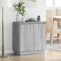 LED-Sideboard für Graues Sonoma 71 x 34,5 x 75 cm