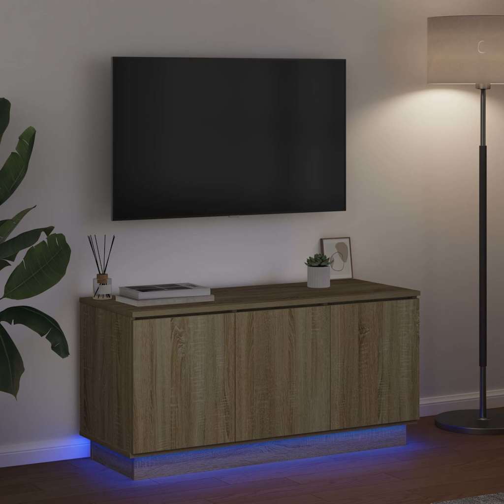 TV-Schränk Sonoma-Eiche 100 x 38 x 49 cm Holzwerkstoff