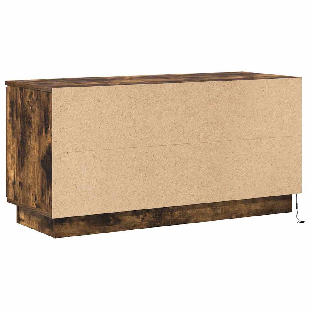 TV-Schränk Geräucherte Eiche 100 x 38 x 49 cm Holzwerkstoff