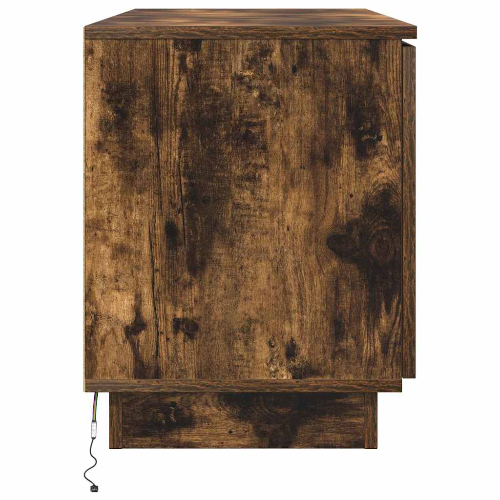 TV-Schränk Geräucherte Eiche 100 x 38 x 49 cm Holzwerkstoff
