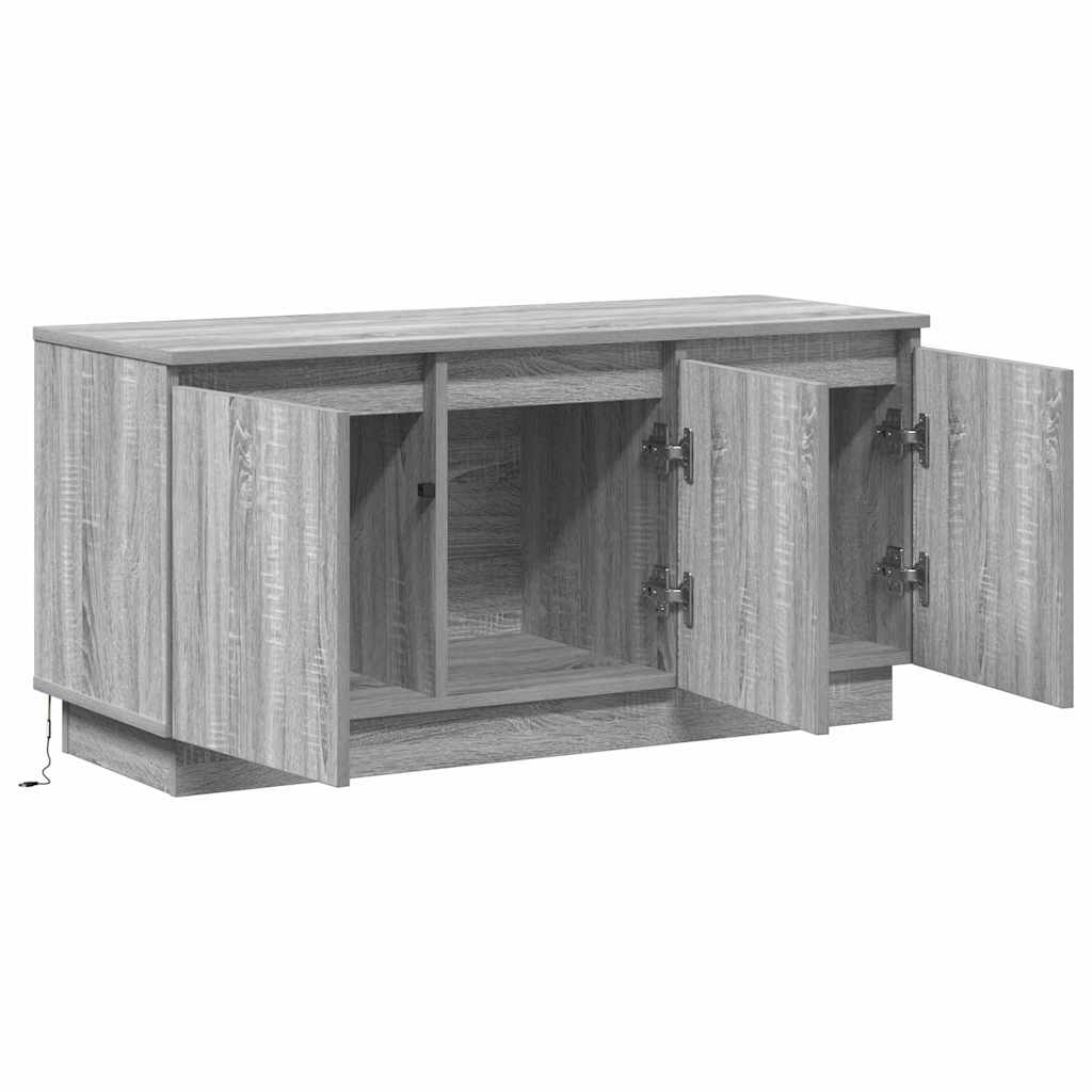 TV-Schränk Graues Sonoma 100 x 38 x 49 cm Holzwerkstoff