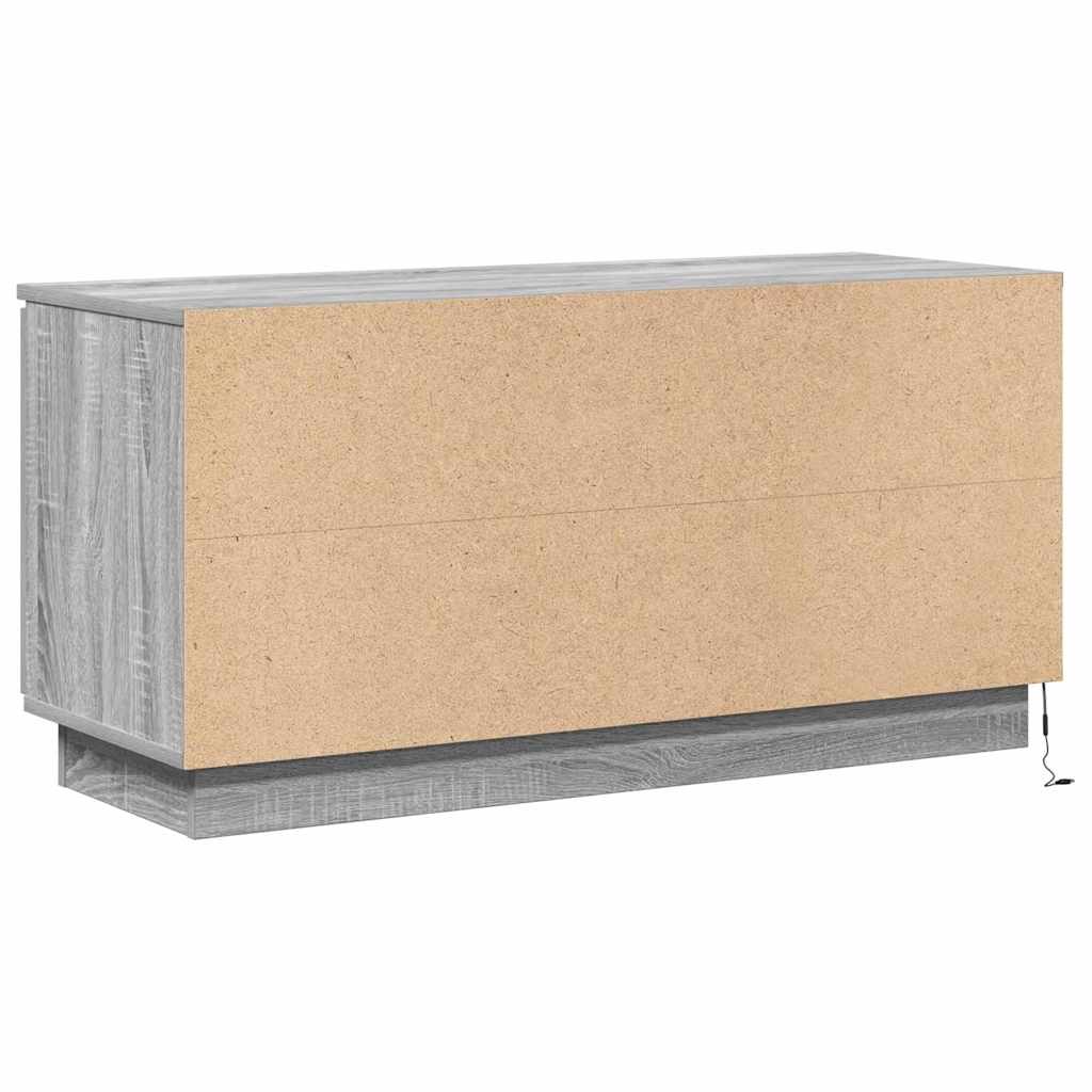 TV-Schränk Graues Sonoma 100 x 38 x 49 cm Holzwerkstoff