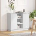 LED-Sideboard Weiß 90 x 32 x 75 cm Holzwerkstoff
