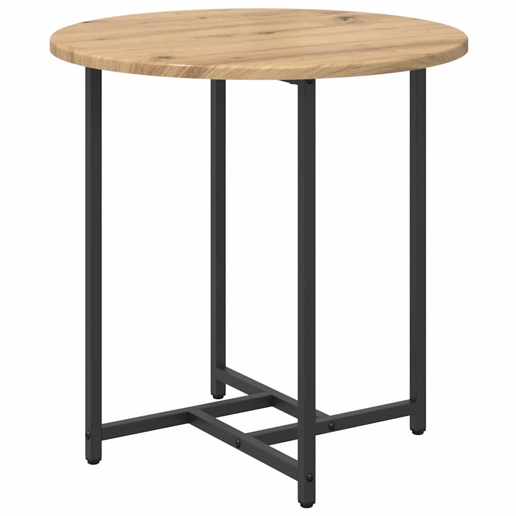 Beistelltisch-Set 2 pcs Artisan Eiche und Schwarz