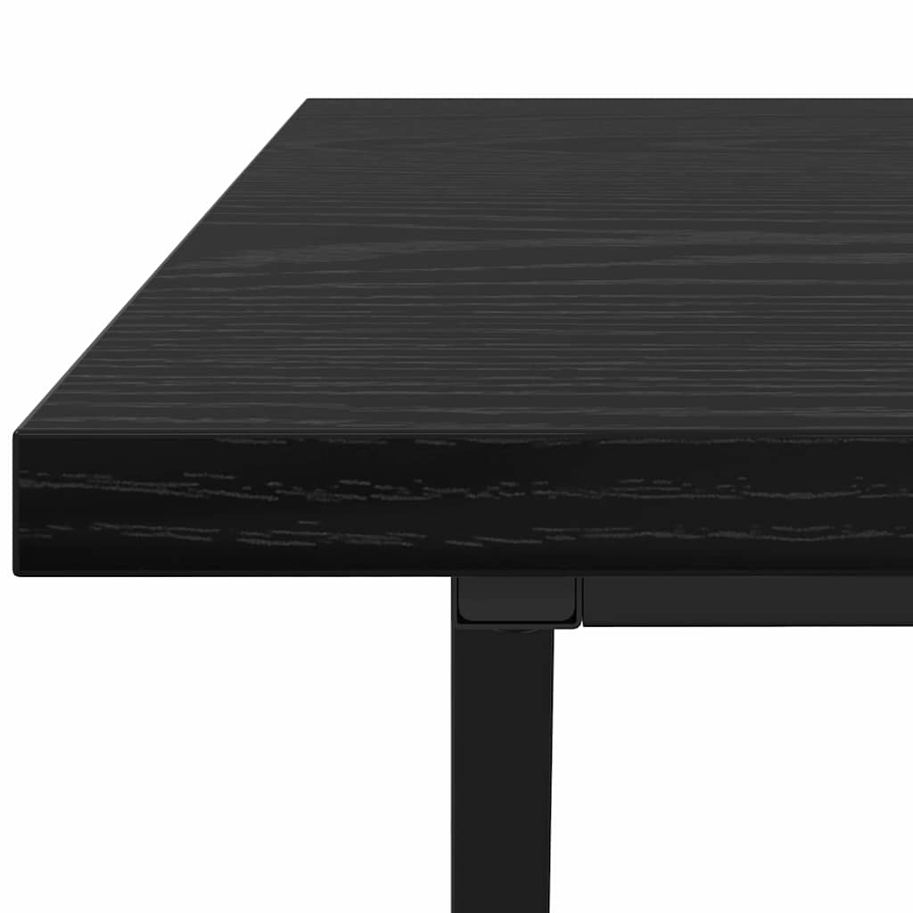 Couchtisch Schwarz Eichen-Optik 100 x 50 x 40 cm
