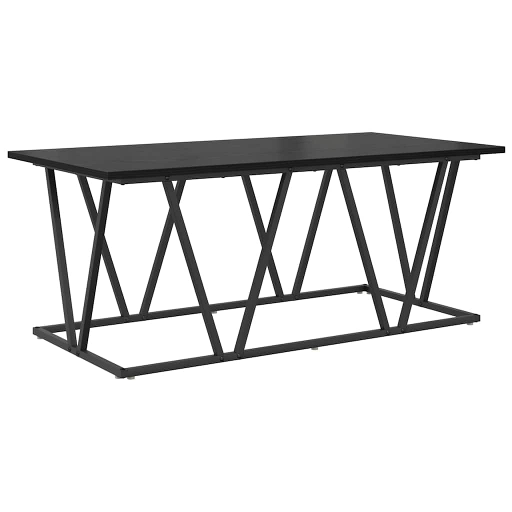 Couchtisch Schwarz Eichen-Optik 100 x 50 x 40 cm