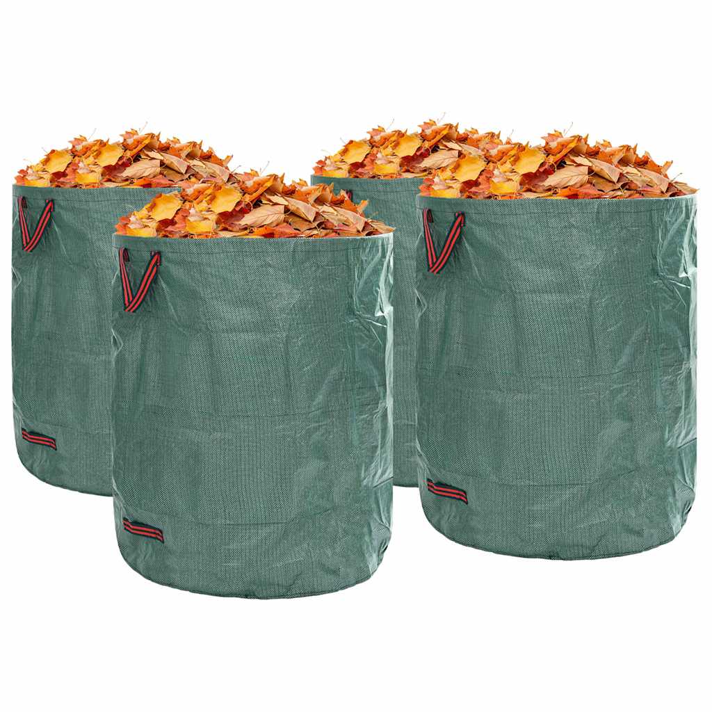 Gartenmüllsäcke 4 pcs Grün 79 x 79 x 99,5 cm Polypropylen
