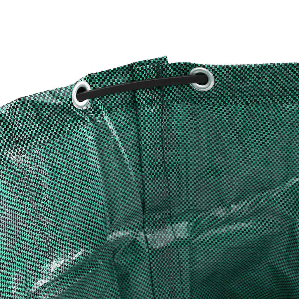 Gartenmüllsäcke 12 pcs Grün 67 x 67 x 75,5 cm Polypropylen