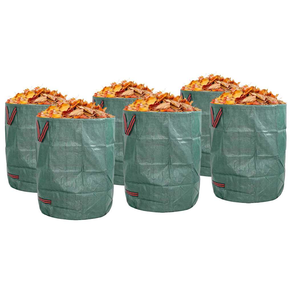 Gartenmüllsäcke 12 pcs Grün 66 x 66 x 83,5 cm Polypropylen