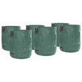Gartenmüllsäcke 12 pcs Grün 79 x 79 x 99,5 cm Polypropylen