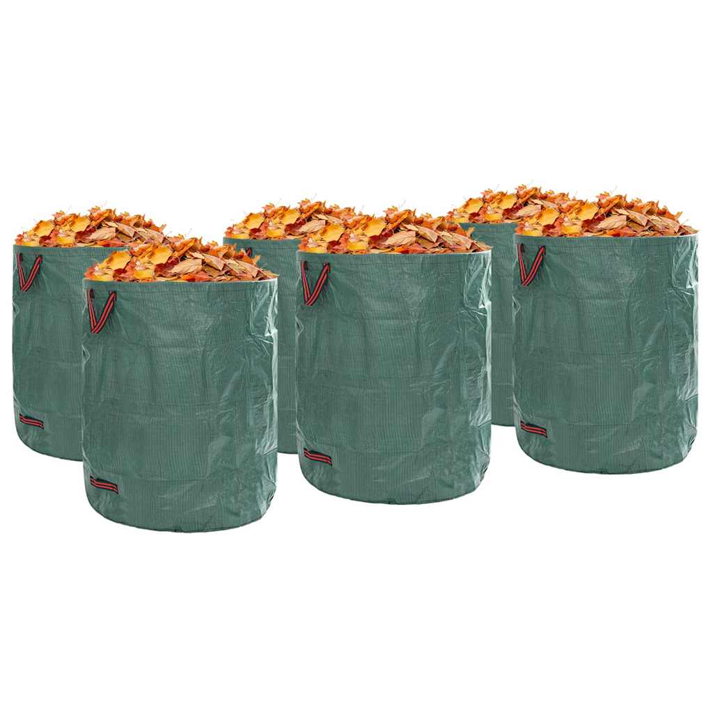Gartenmüllsäcke 12 pcs Grün 79 x 79 x 99,5 cm Polypropylen
