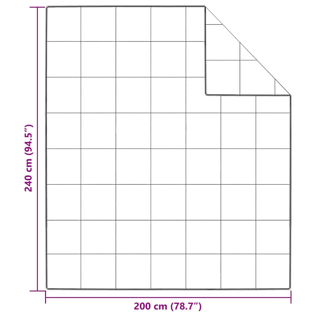 Winterbettdecke Weiß 200 x 240 cm Feder
