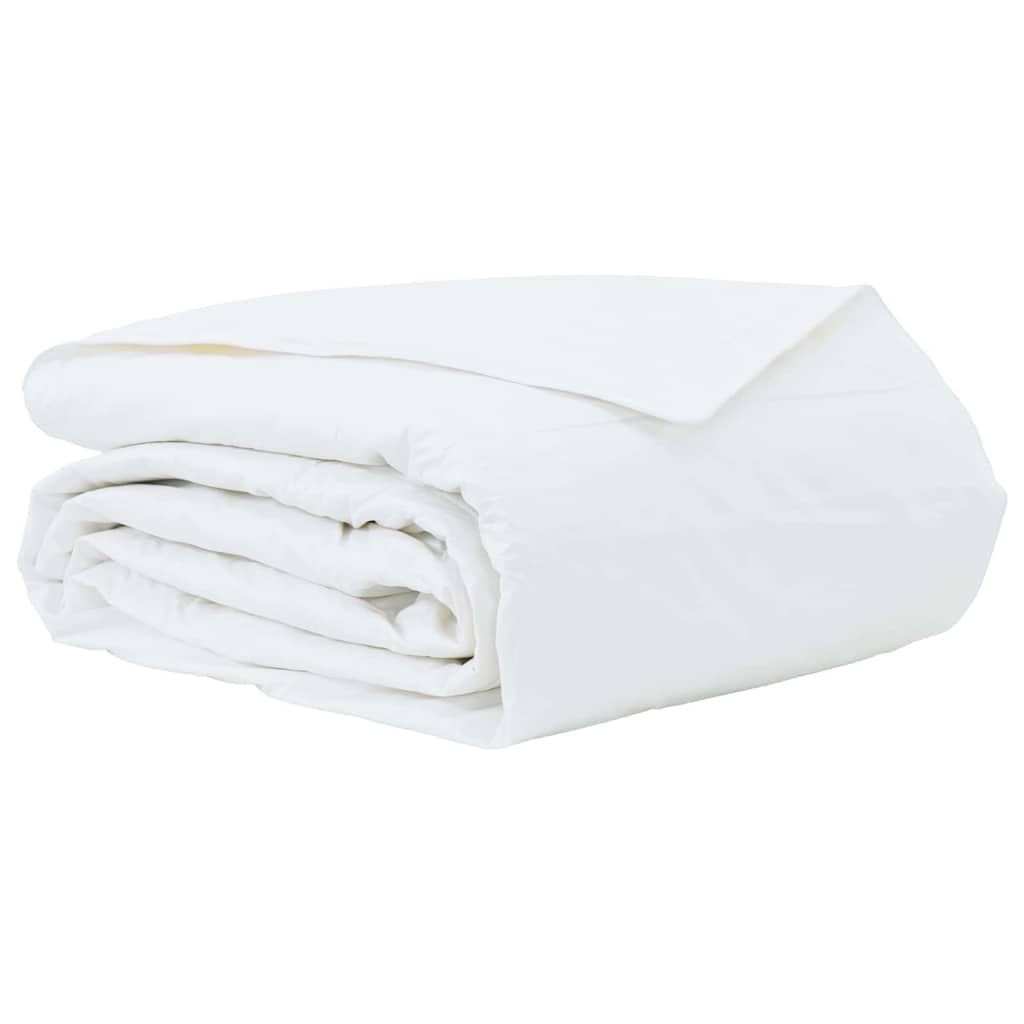 Sommerdecke Weiß 260 x 220 cm Feder
