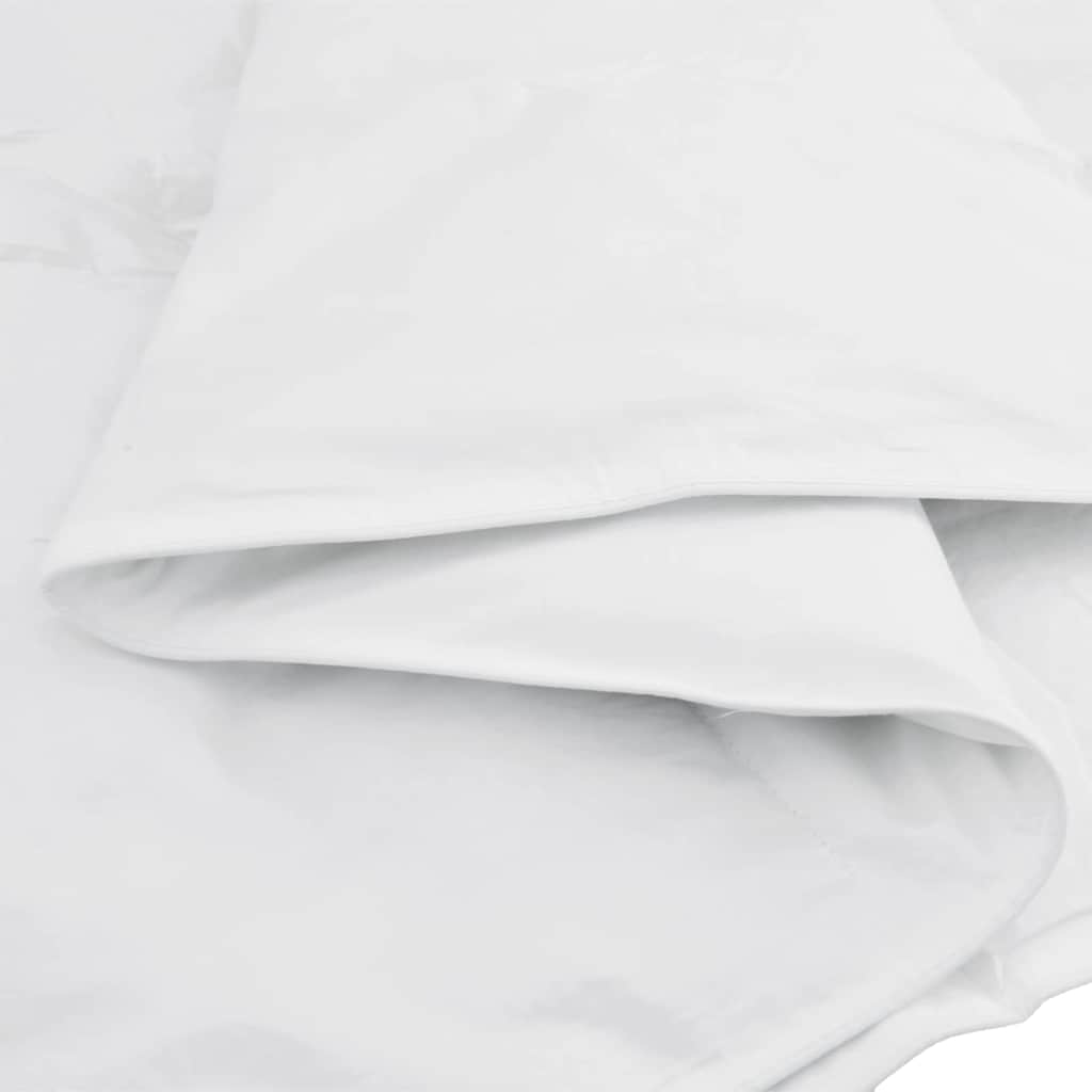 Bettdecke Weiß 200 x 220 cm Feder