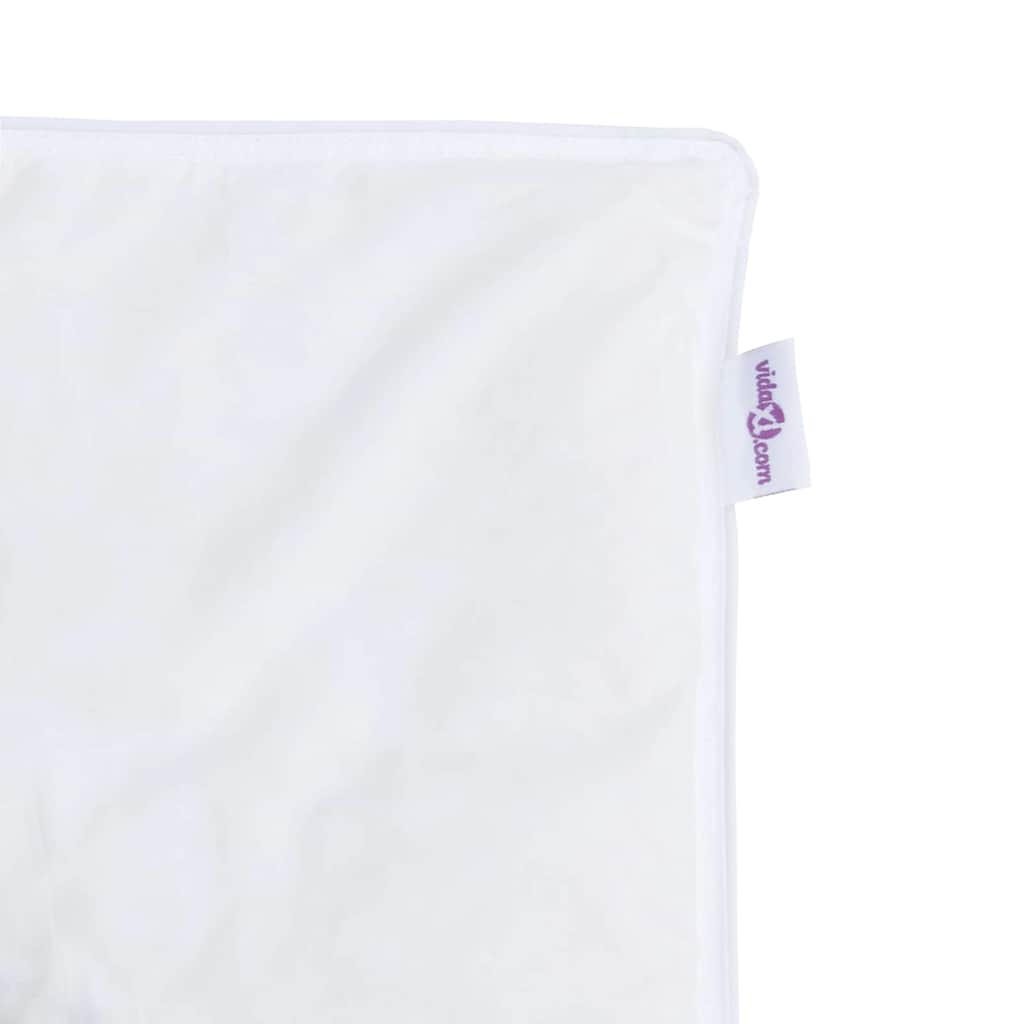 Winterbettdecke Weiß 135 x 220 cm Feder