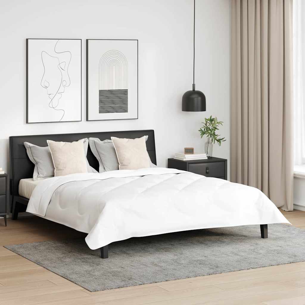 Kopfkissen mit Kissen 2 pcs Weiß 40 x 40 cm Feder