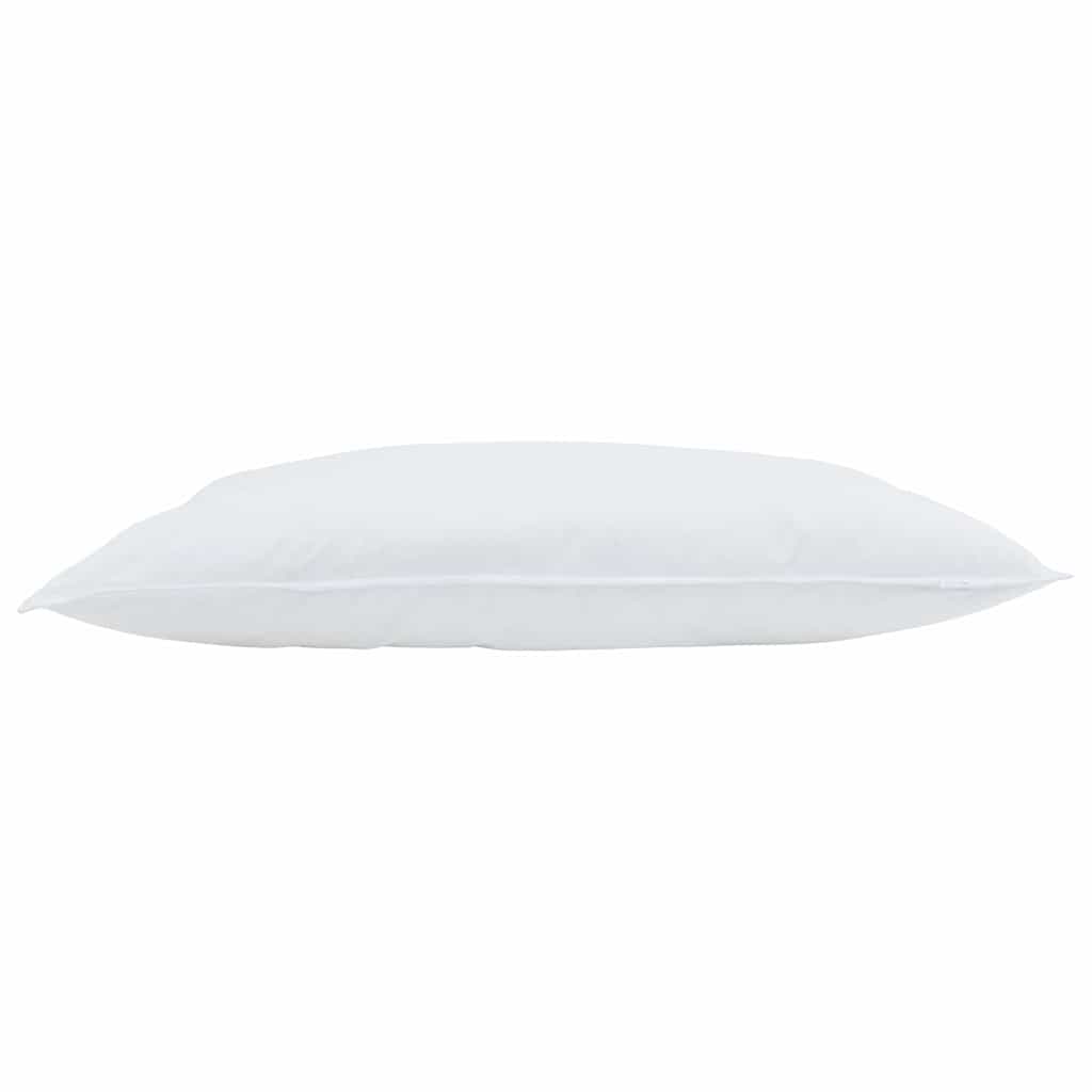 Kopfkissen mit Kissen 2 pcs Weiß 40 x 80 cm Feder