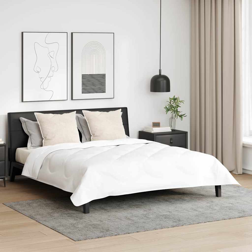 Kopfkissen mit Kissen 2 pcs Weiß 60 x 70 cm Feder