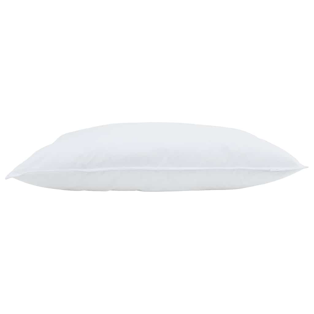 Kopfkissen mit Kissen 2 pcs Weiß 60 x 70 cm Feder