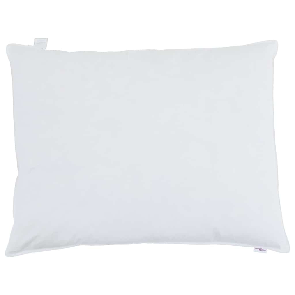 Kopfkissen mit Kissen 2 pcs Weiß 60 x 80 cm Feder