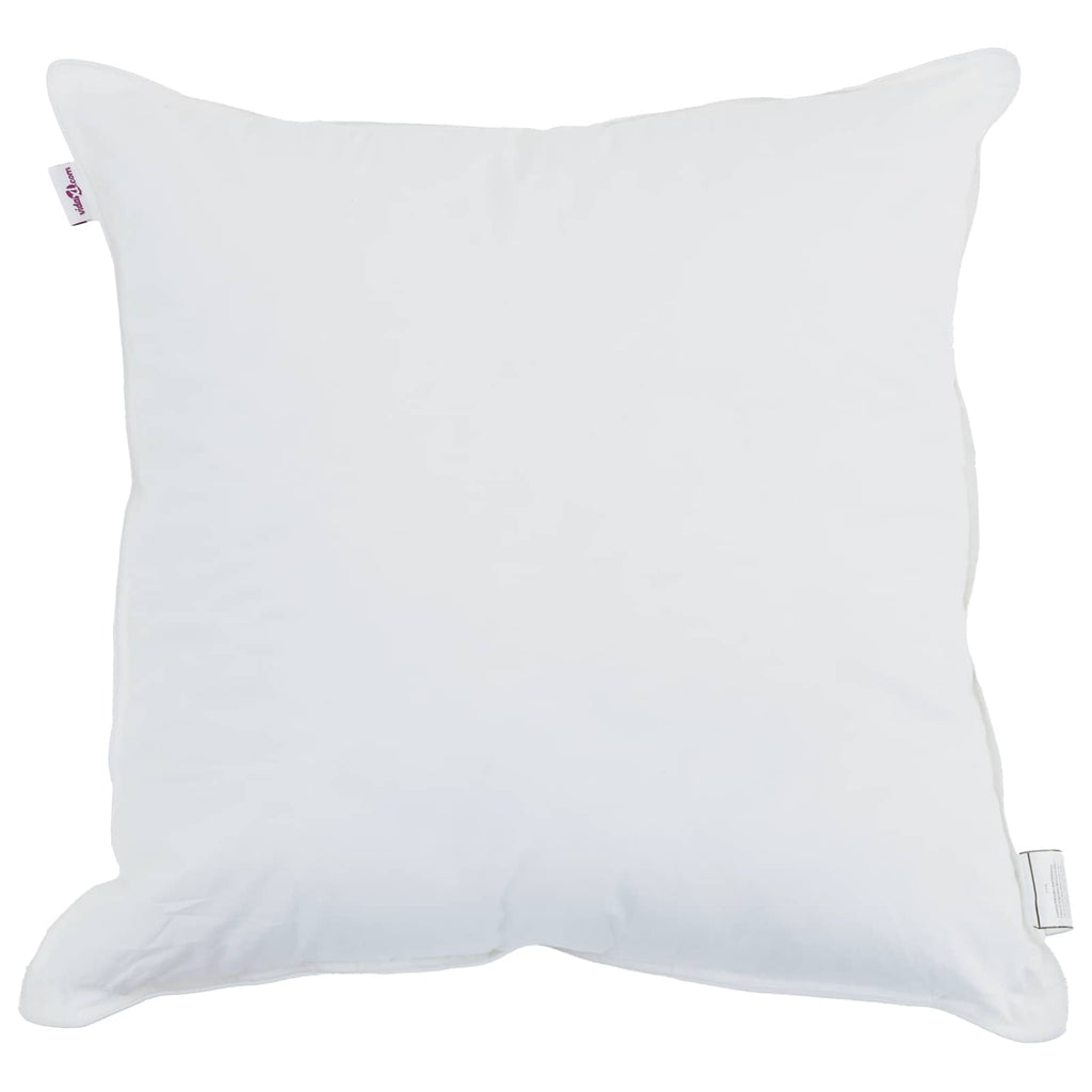 Kopfkissen mit Kissen 2 pcs Weiß 60 x 60 cm Baumwolle