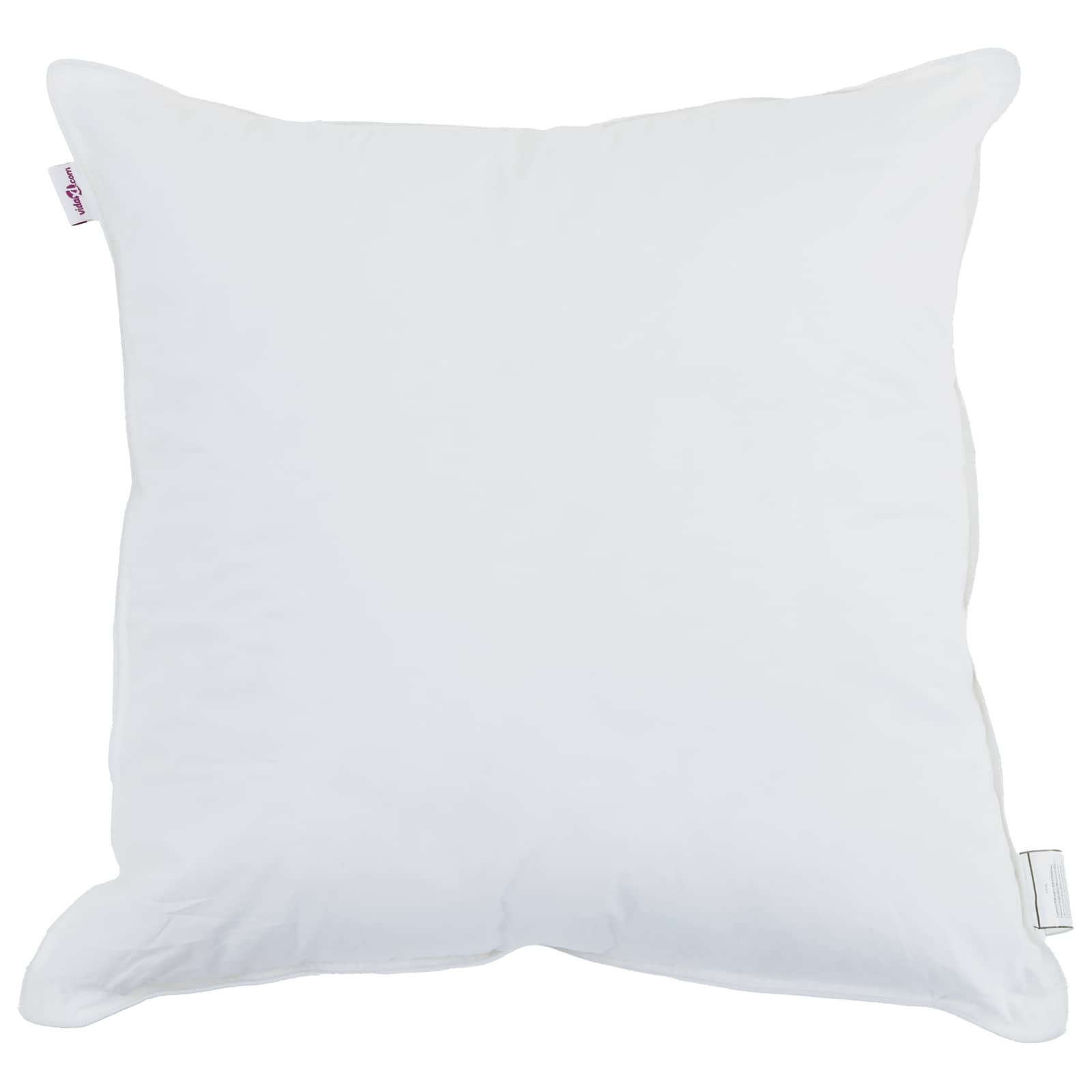 Kopfkissen mit Kissen 2 pcs Weiß 60 x 60 cm Baumwolle