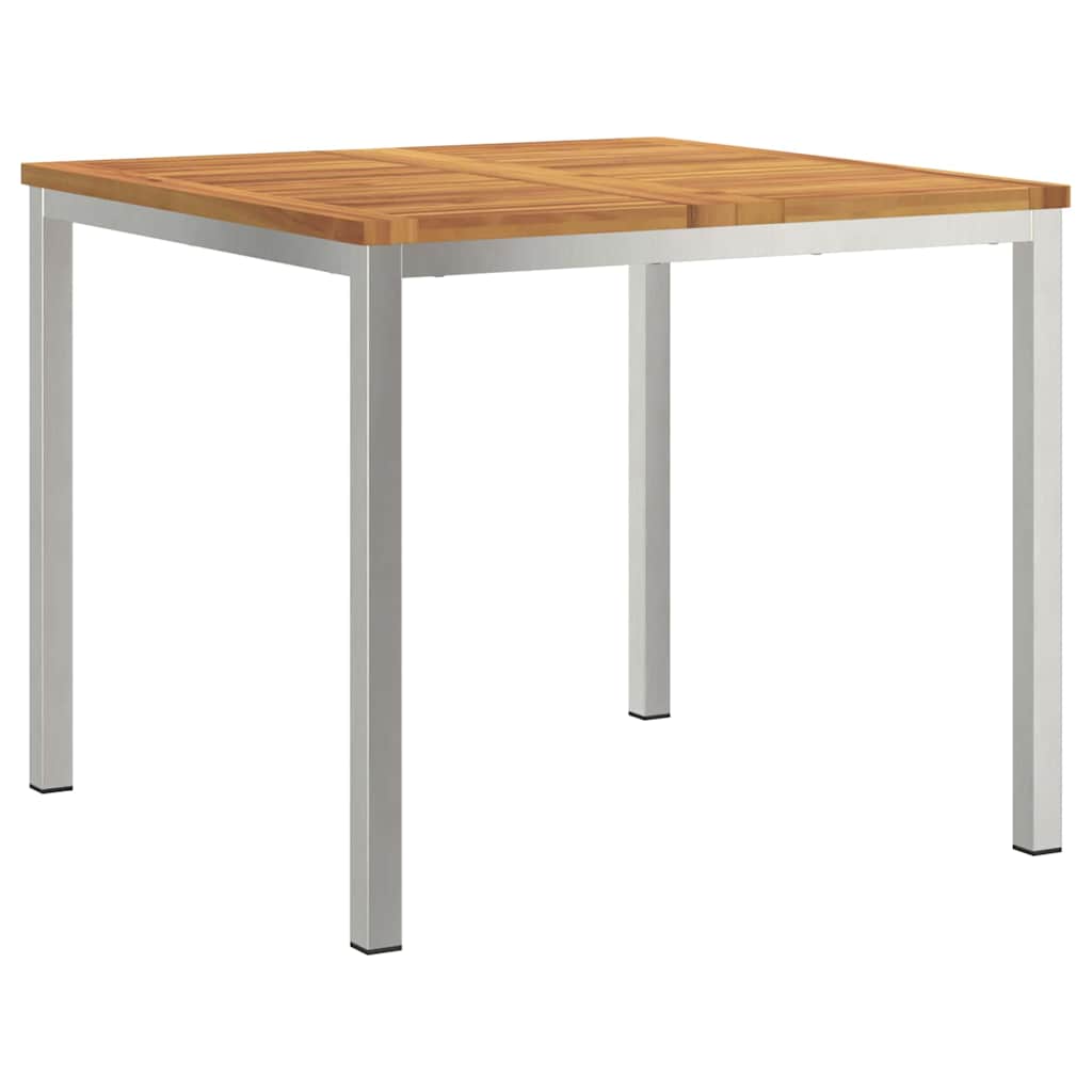 Esstisch Braun 90 x 90 x 75 cm Massivholz Akazie
