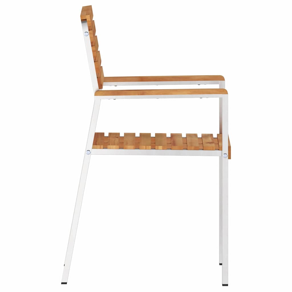 Gartenstuhl 4 pcs Öl-Natur 56 x 54,5 x 87 cm Massivholz Teak