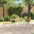 Gartenstuhl 2 pcs Braun 56 x 54,5 x 87 cm Massivholz Teak
