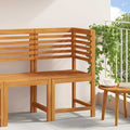 Gartenstuhl Braun 50 x 50 x 91cm Massivholz Akazie