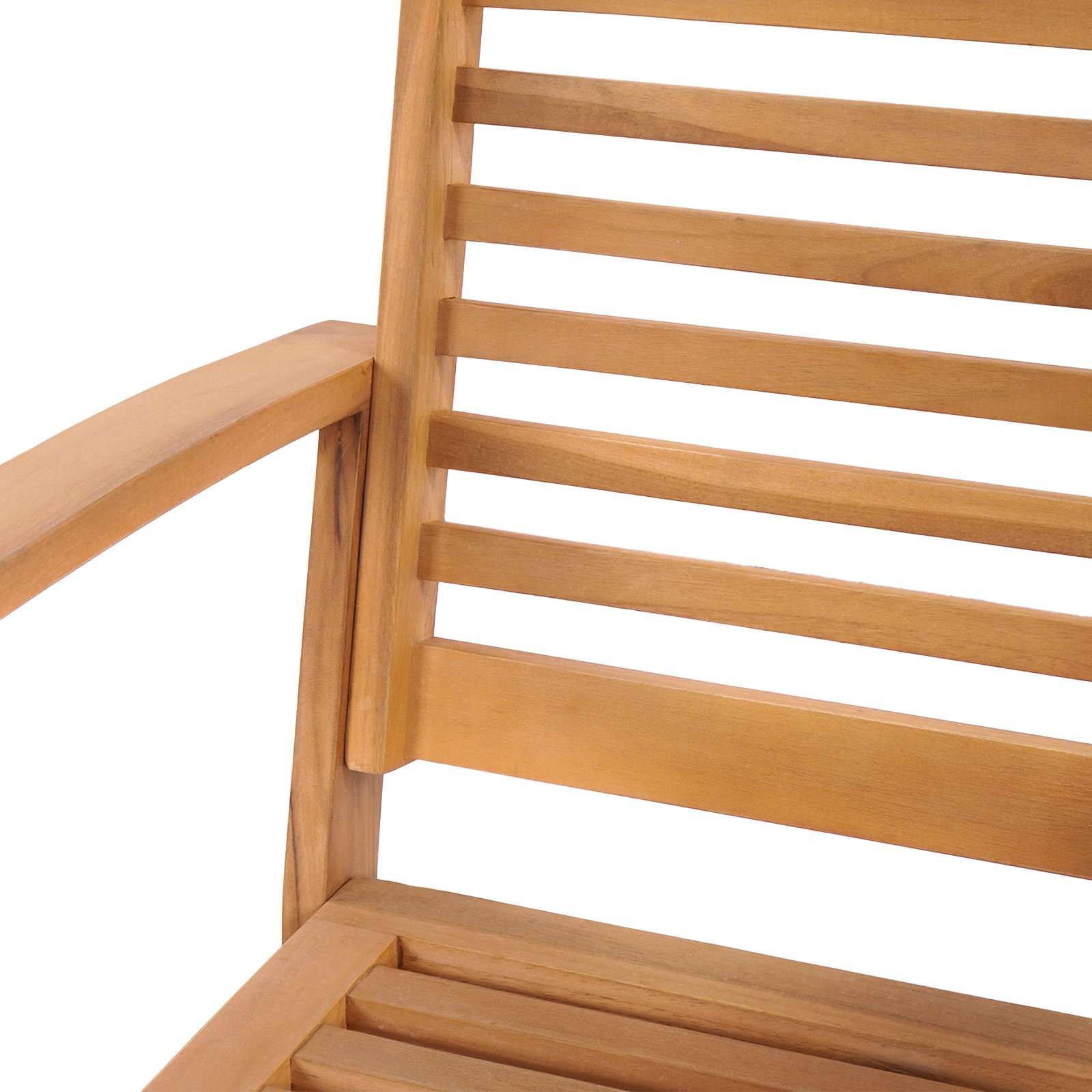 Stuhl 2 Stück Braun 65 x 60 x 76,5 cm Massivholz Teak
