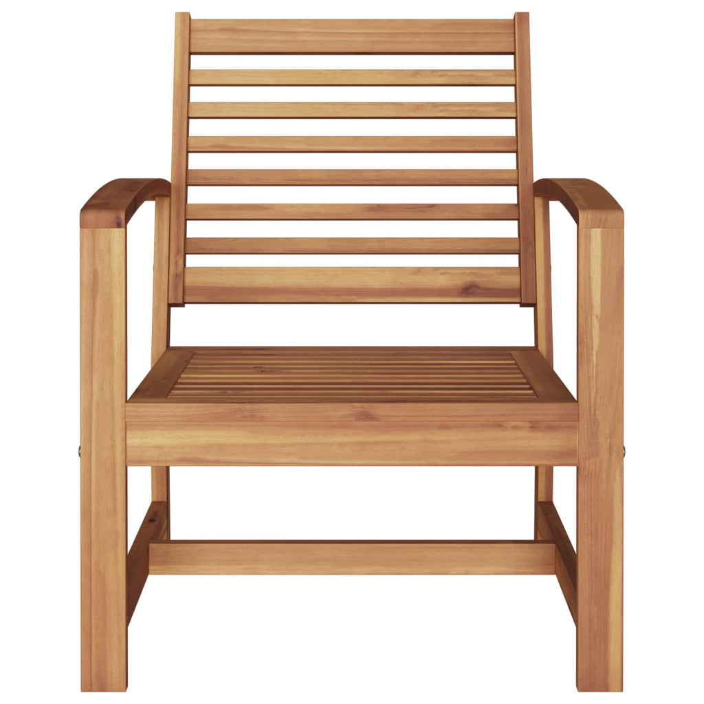 Stuhl 2 Stück Braun 65 x 60 x 76,5 cm Massivholz Teak