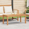 Tisch Braun 95 x 45 x 40 cm Massivholz Teak