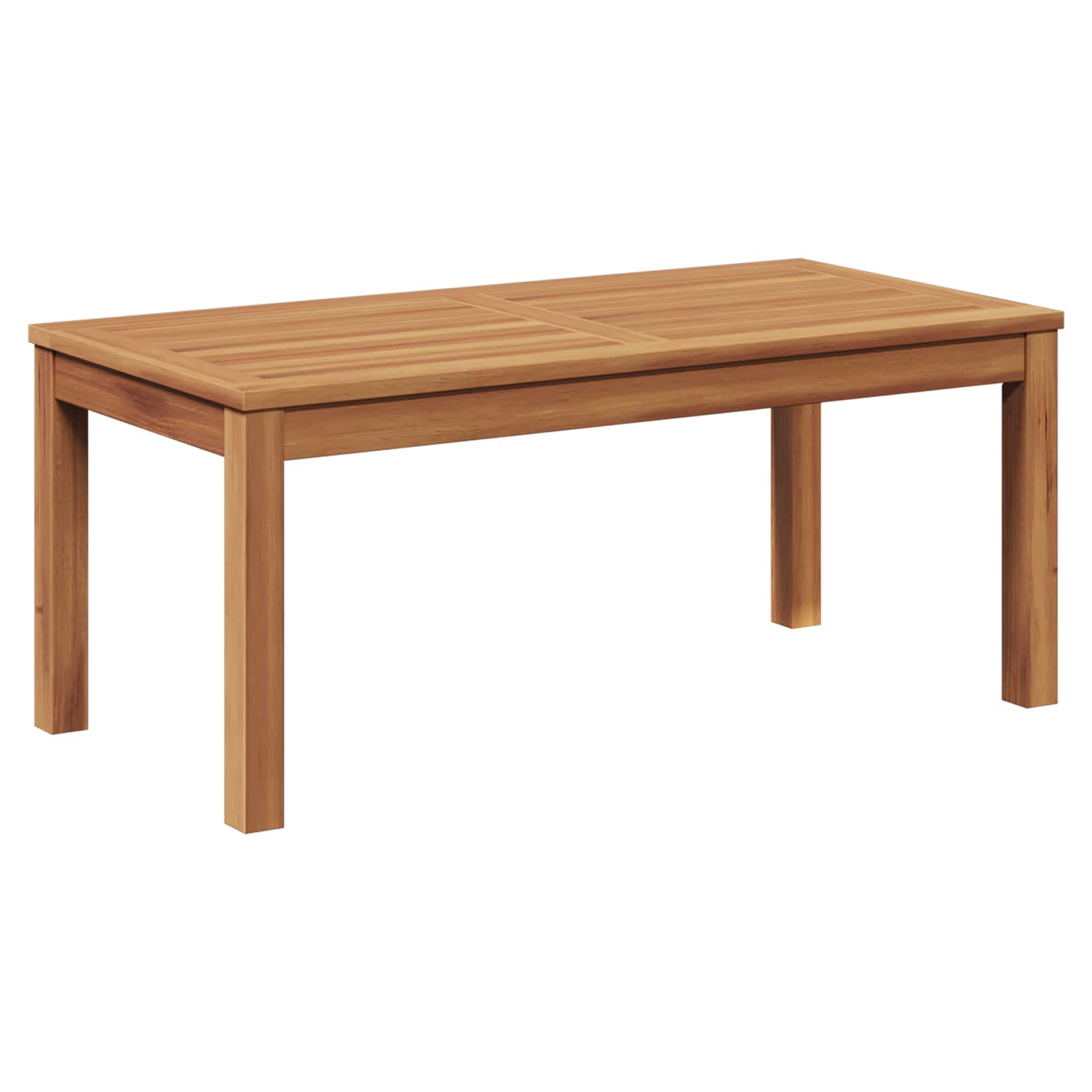 Tisch Braun 95 x 45 x 40 cm Massivholz Teak