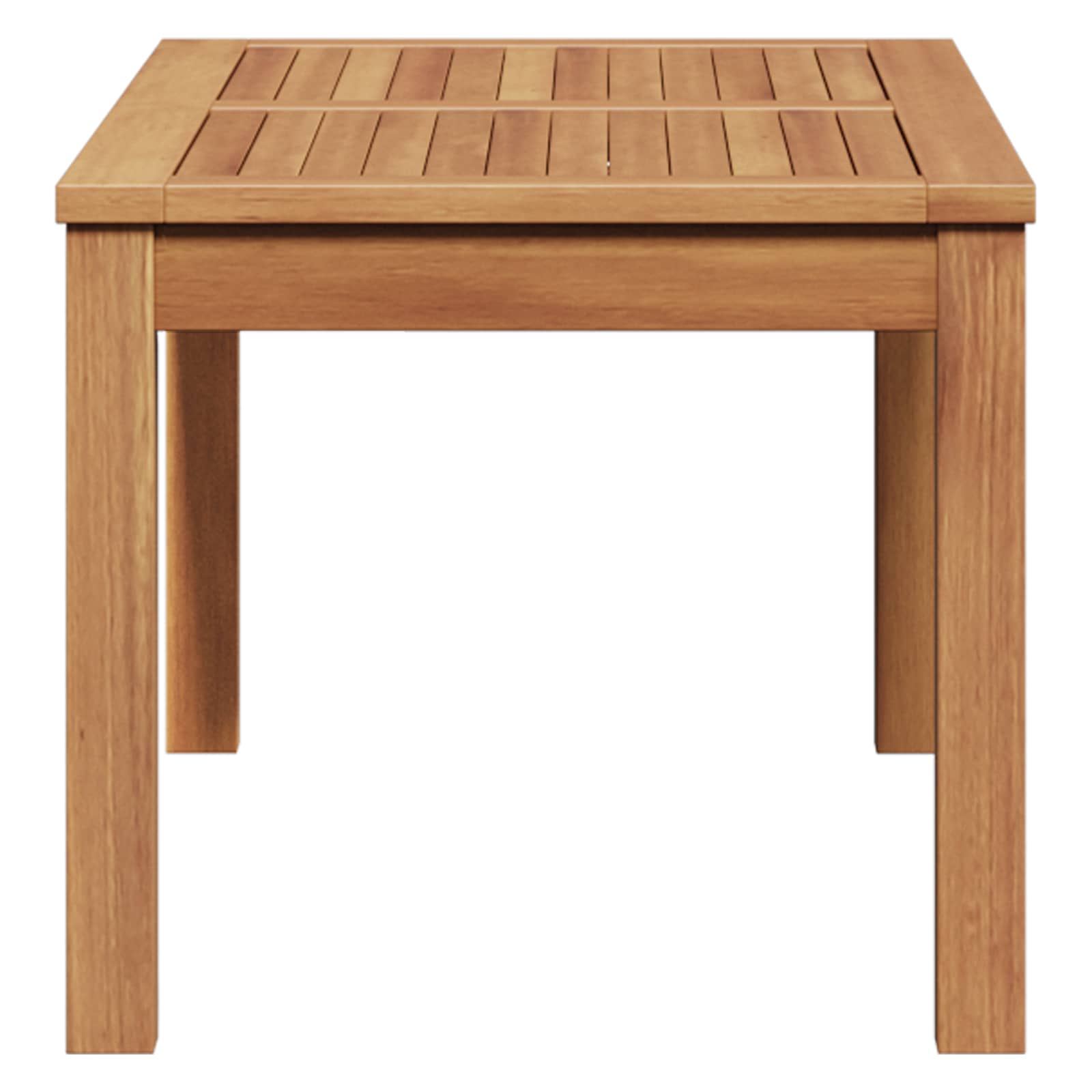 Tisch Braun 95 x 45 x 40 cm Massivholz Teak