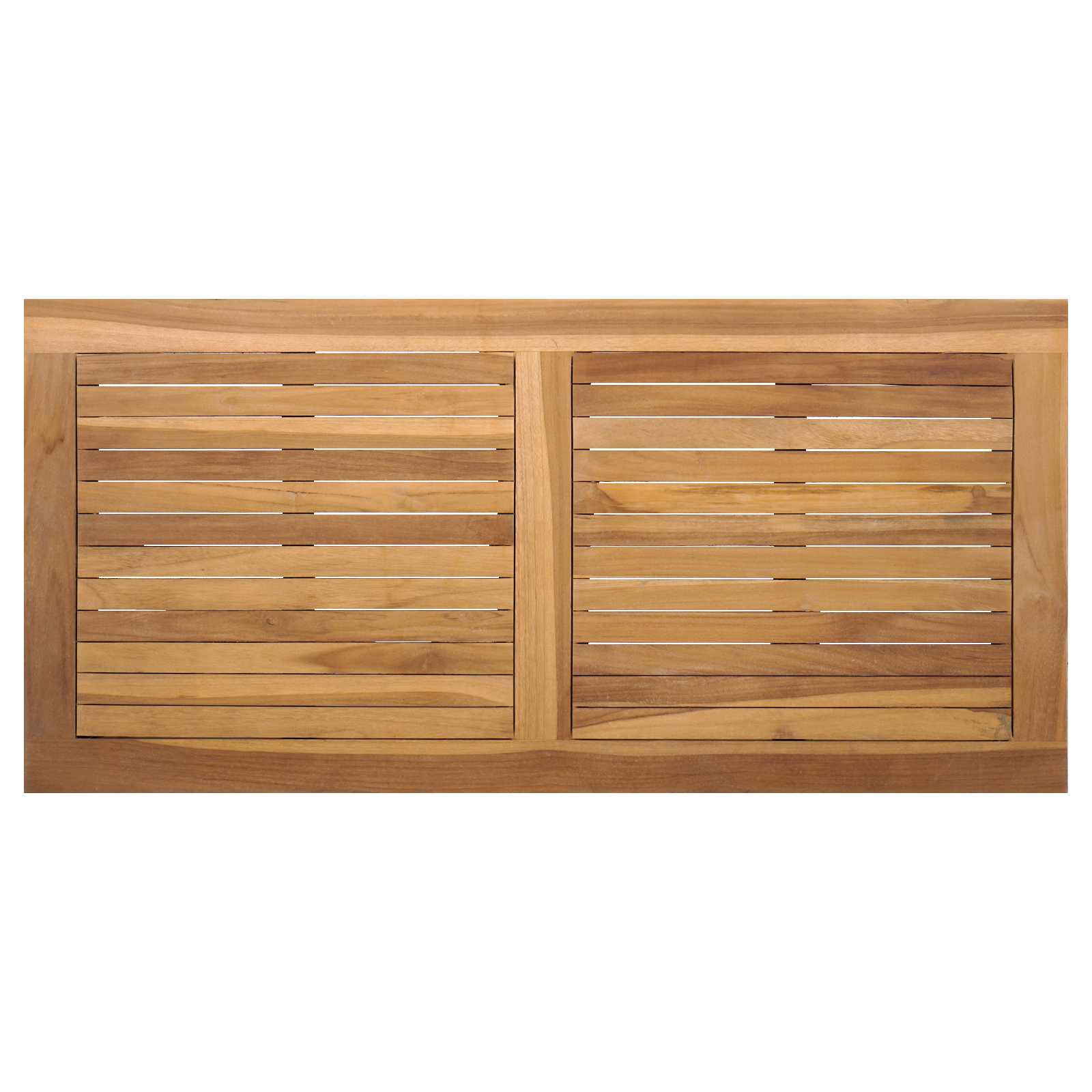 Tisch Braun 95 x 45 x 40 cm Massivholz Teak