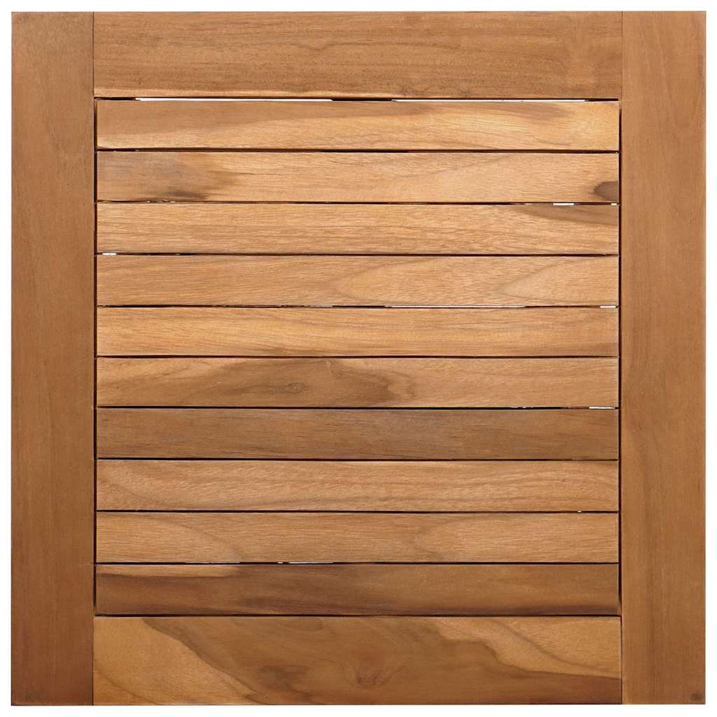 Sonnenliege 2 pcs Massives Teakholz Braun