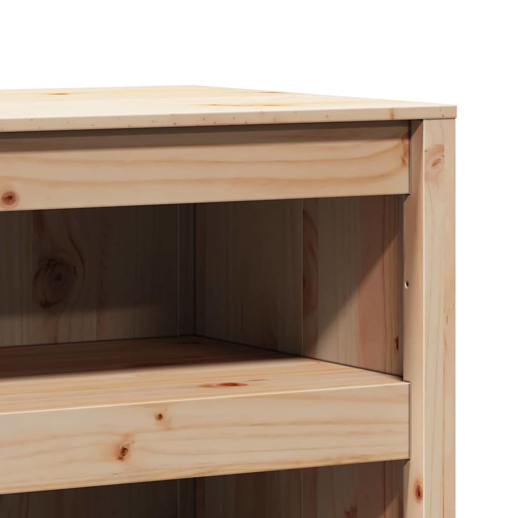 Küchenschrank MEPPEL Braun Eichen-Optik 106 x 55 x 64 cm