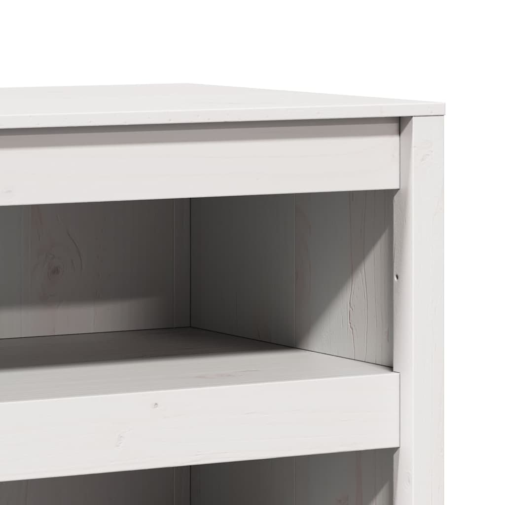 Küchenschrank MEPPEL Weiß 106 x 55 x 64 cm Massives Kiefernholz