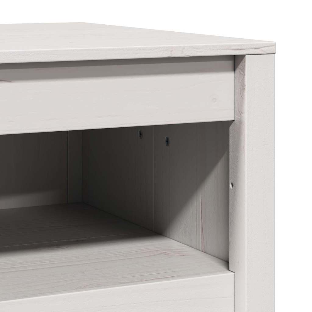 Küchenschrank MEPPEL Weiß 55 x 55 x 92 cm Massives Kiefernholz