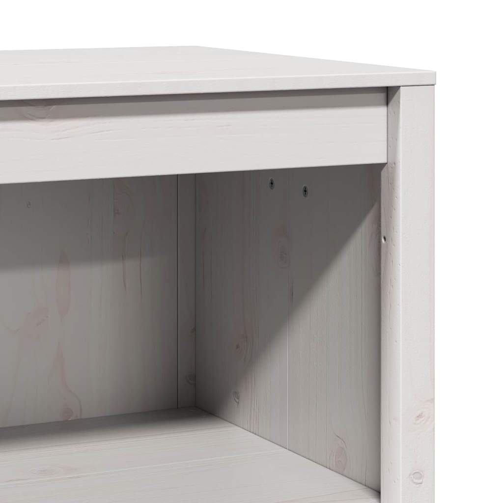 Küchenschrank MEPPEL Weiß 106 x 55 x 92 cm Massives Kiefernholz