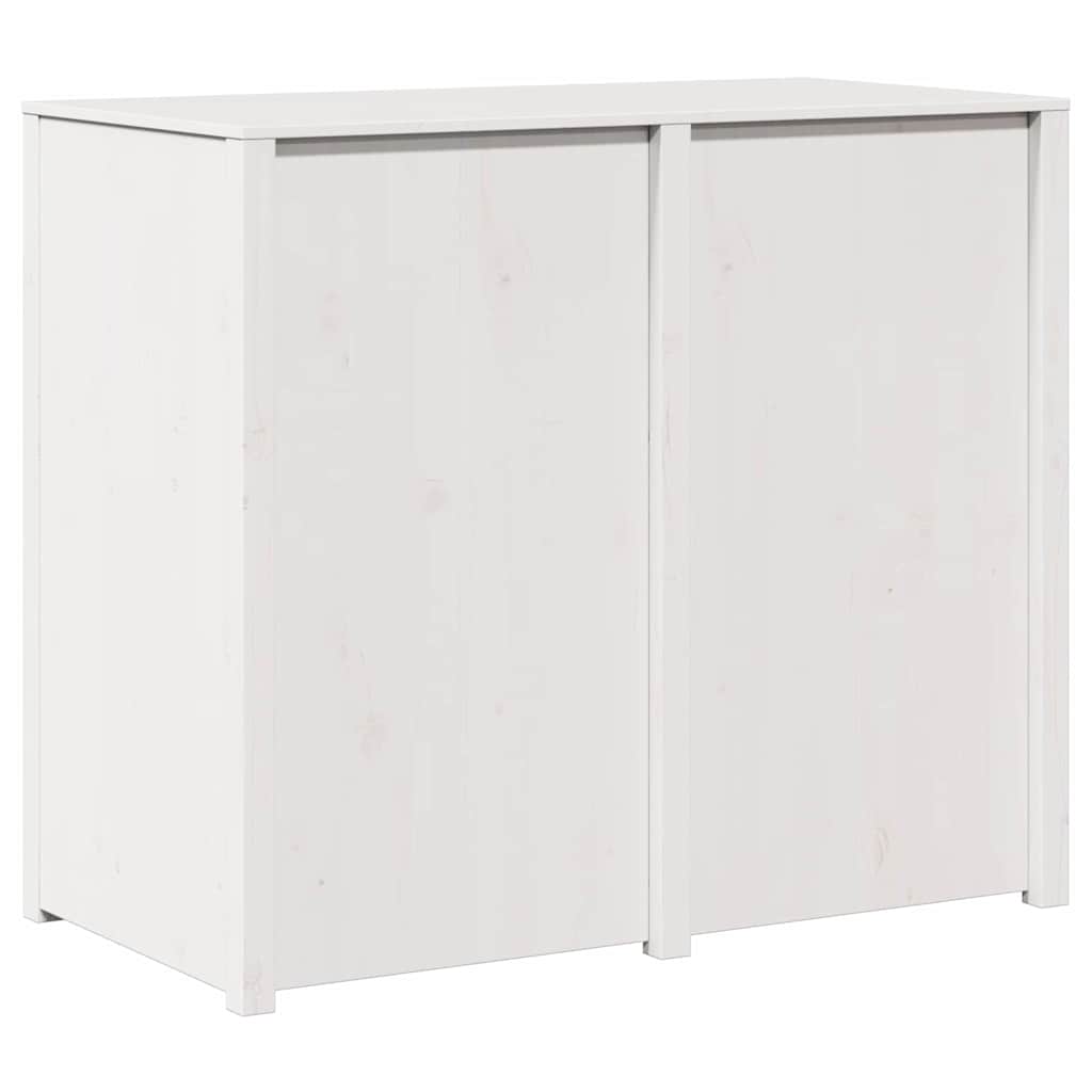 Küchenschrank MEPPEL Weiß 106 x 55 x 92 cm Massives Kiefernholz