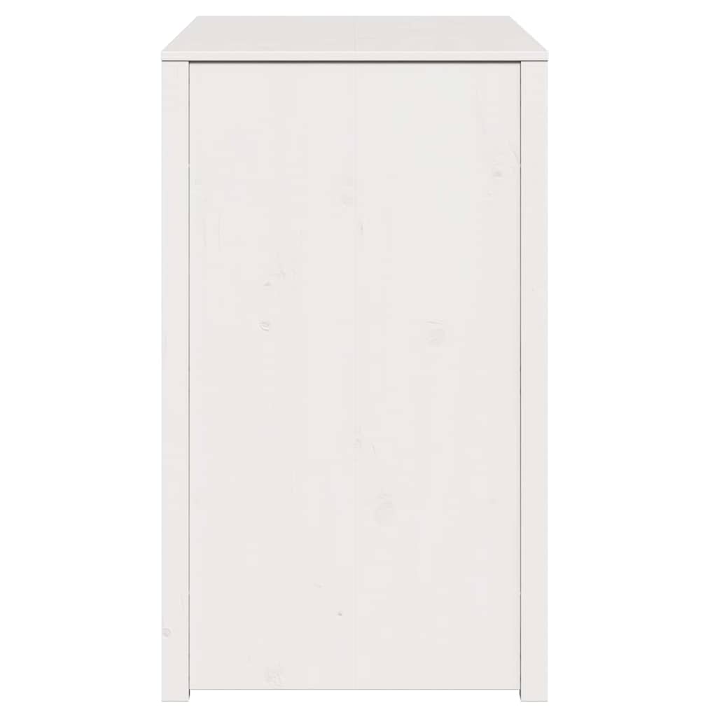 Küchenschrank MEPPEL Weiß 106 x 55 x 92 cm Massives Kiefernholz