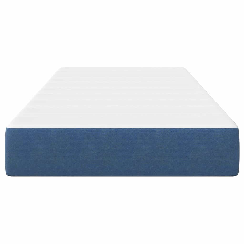 Bettmatratze mit Matratze Blau 80 x 200 cm Stoff