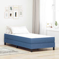 Bettmatratze mit Matratze Blau 90 x 200 cm Stoff