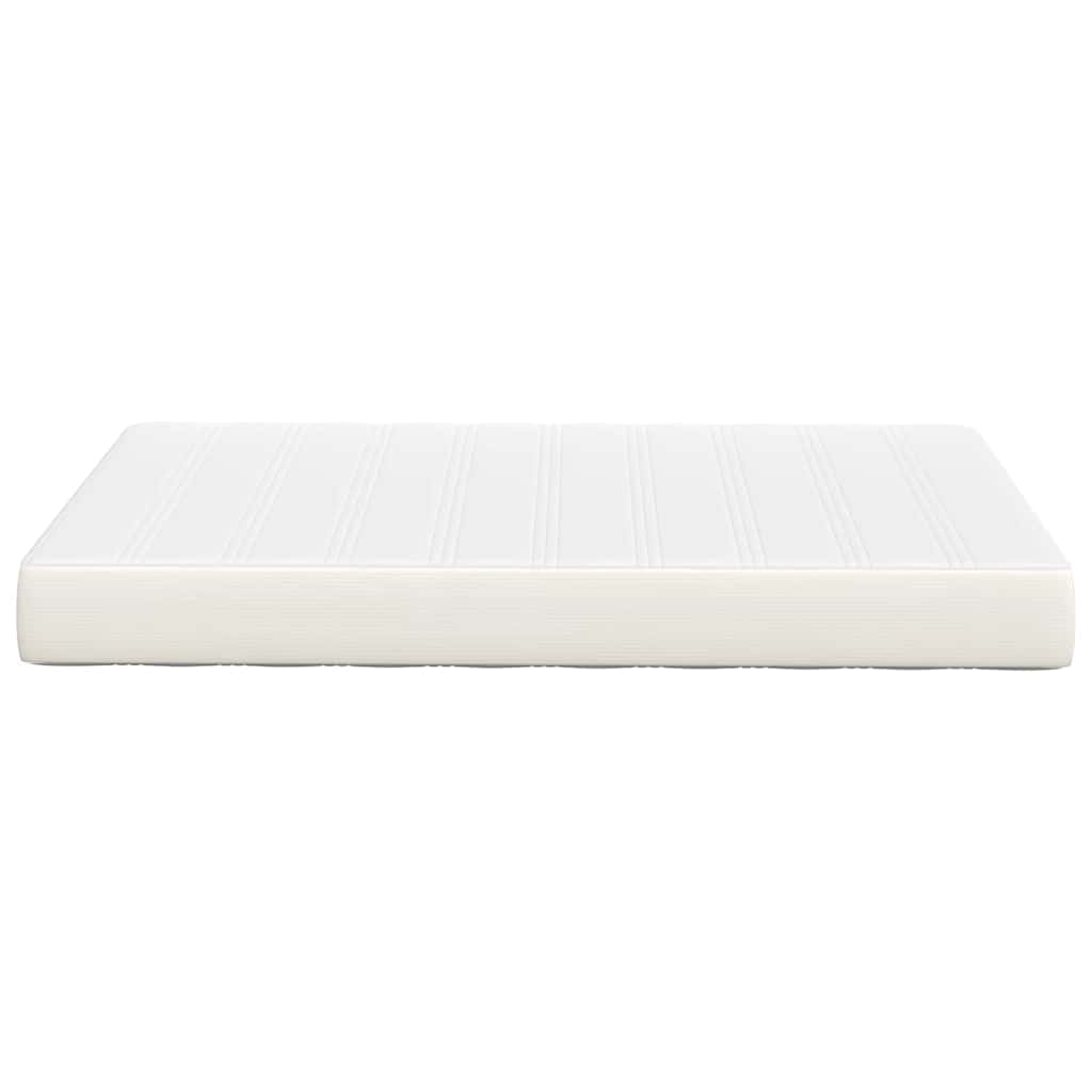 Bettmatratze mit Matratze Creme 120 x 190 cm Stoff