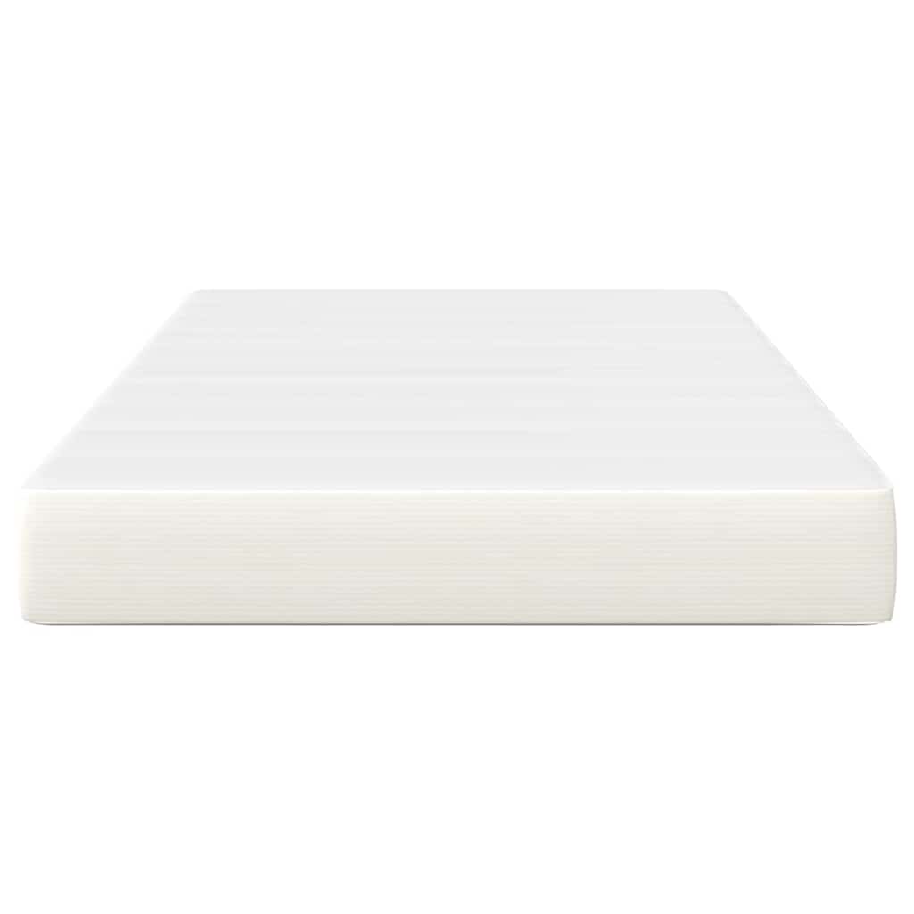 Bettmatratze mit Matratze Creme 120 x 190 cm Stoff