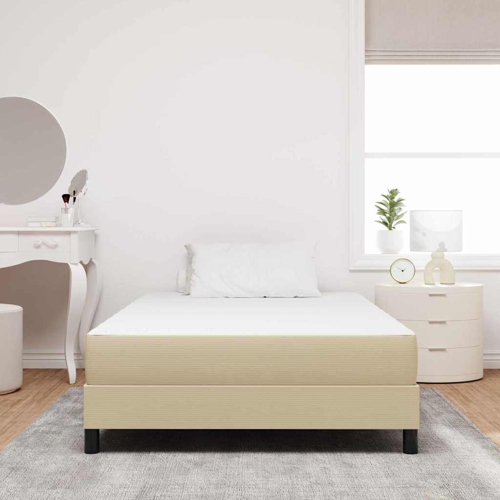 Bettmatratze mit Matratze Salbei 120 x 190 cm Stoff